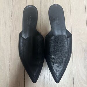 Everlane The Boss Mule Black Base - Size 8.5